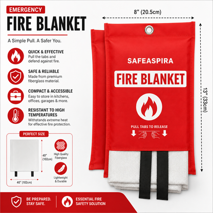 SafeAspira™ Emergency Fire Blanket