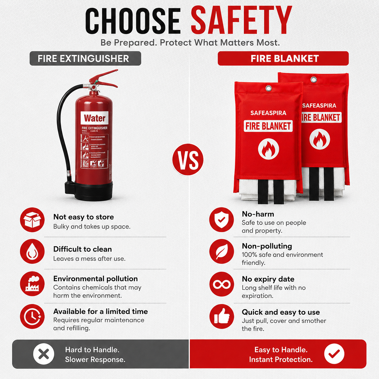 SafeAspira™ Emergency Fire Blanket
