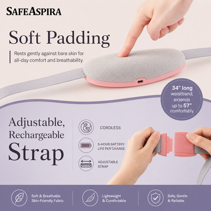 SafeAspira™ Portable Cordless Heating Pad