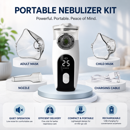 SafeAspira™ Portable Steam Inhaler & Mist Diffuser