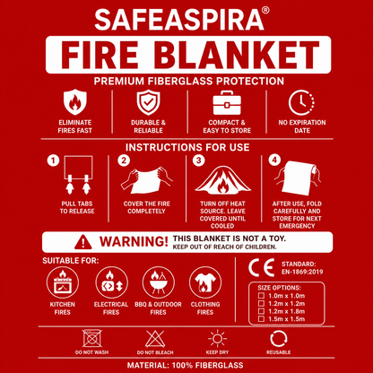 SafeAspira™ Emergency Fire Blanket