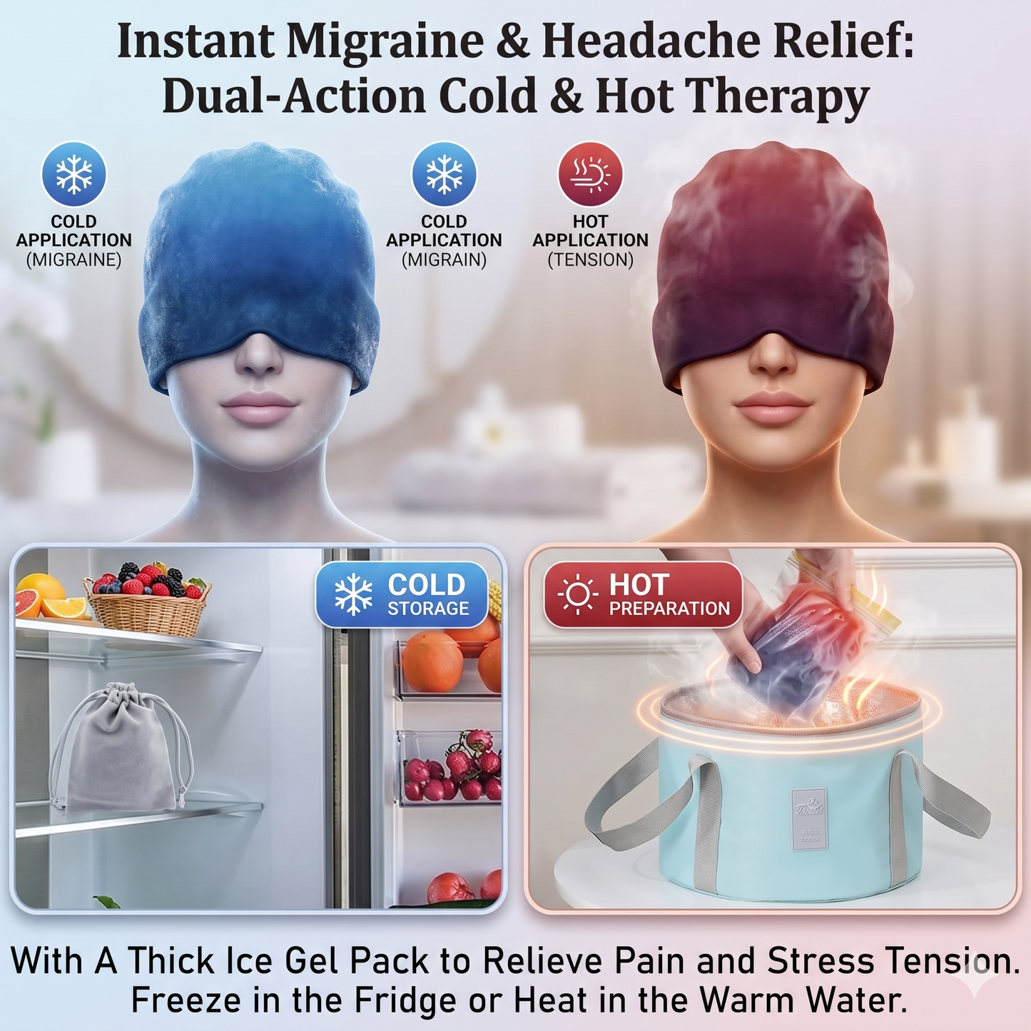 SafeAspira™ Cooling & Warming Comfort Cap