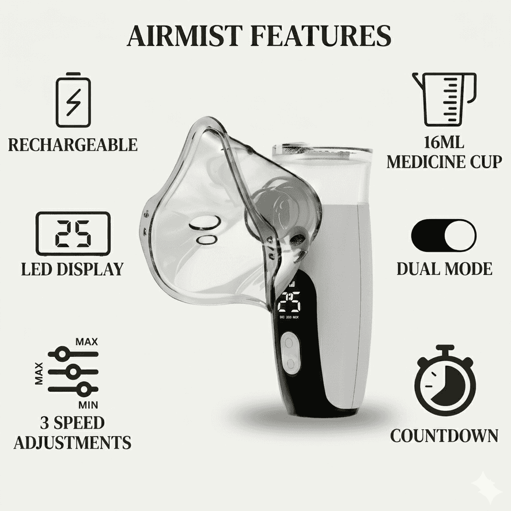 SafeAspira™  Portable Nebulizer Kit